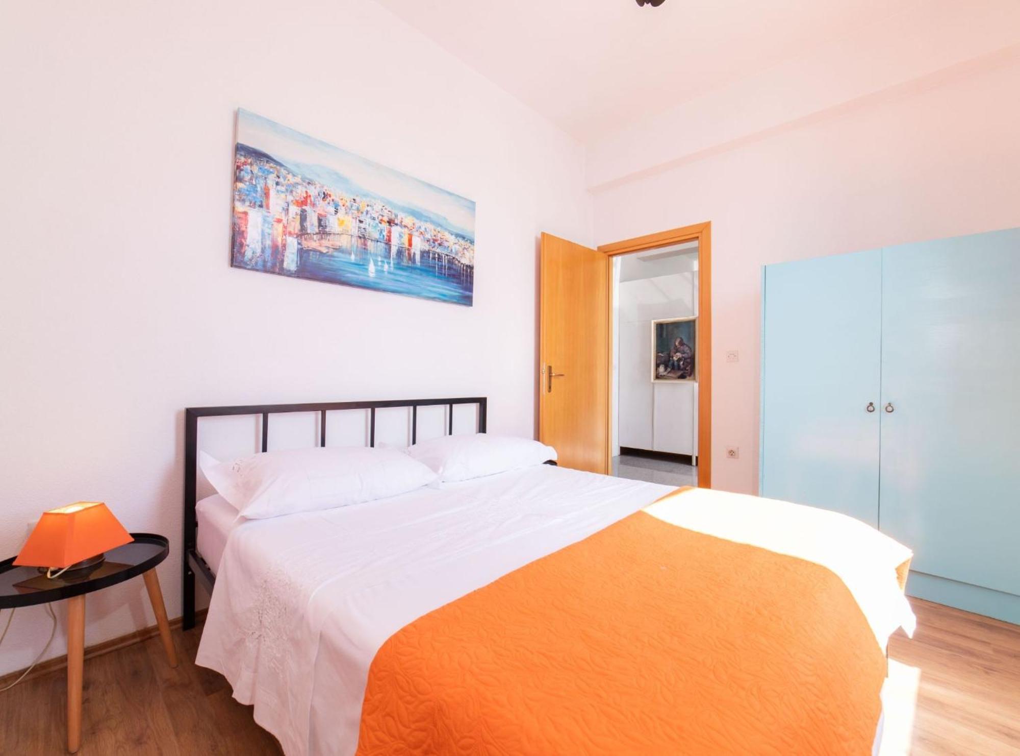 Seafront Villa With Furnished Sun Terrace, Close To The Beach Kastela Exterior photo